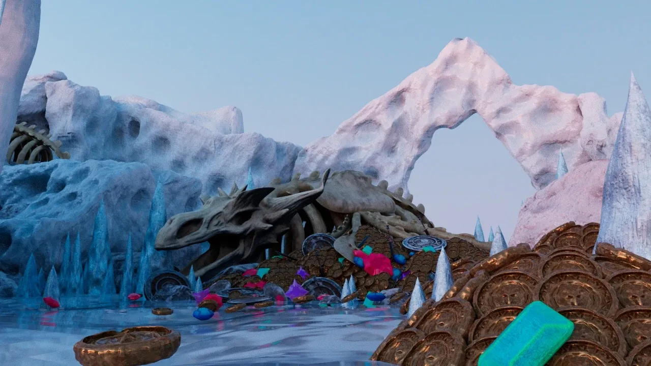 Dragon's Landing environment hero render
