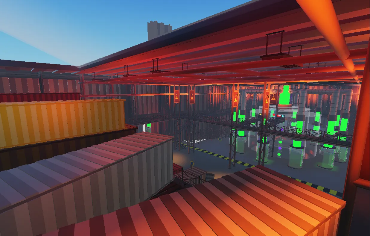Junkyard Scraps: Lobby Map environment artwork, view 2
