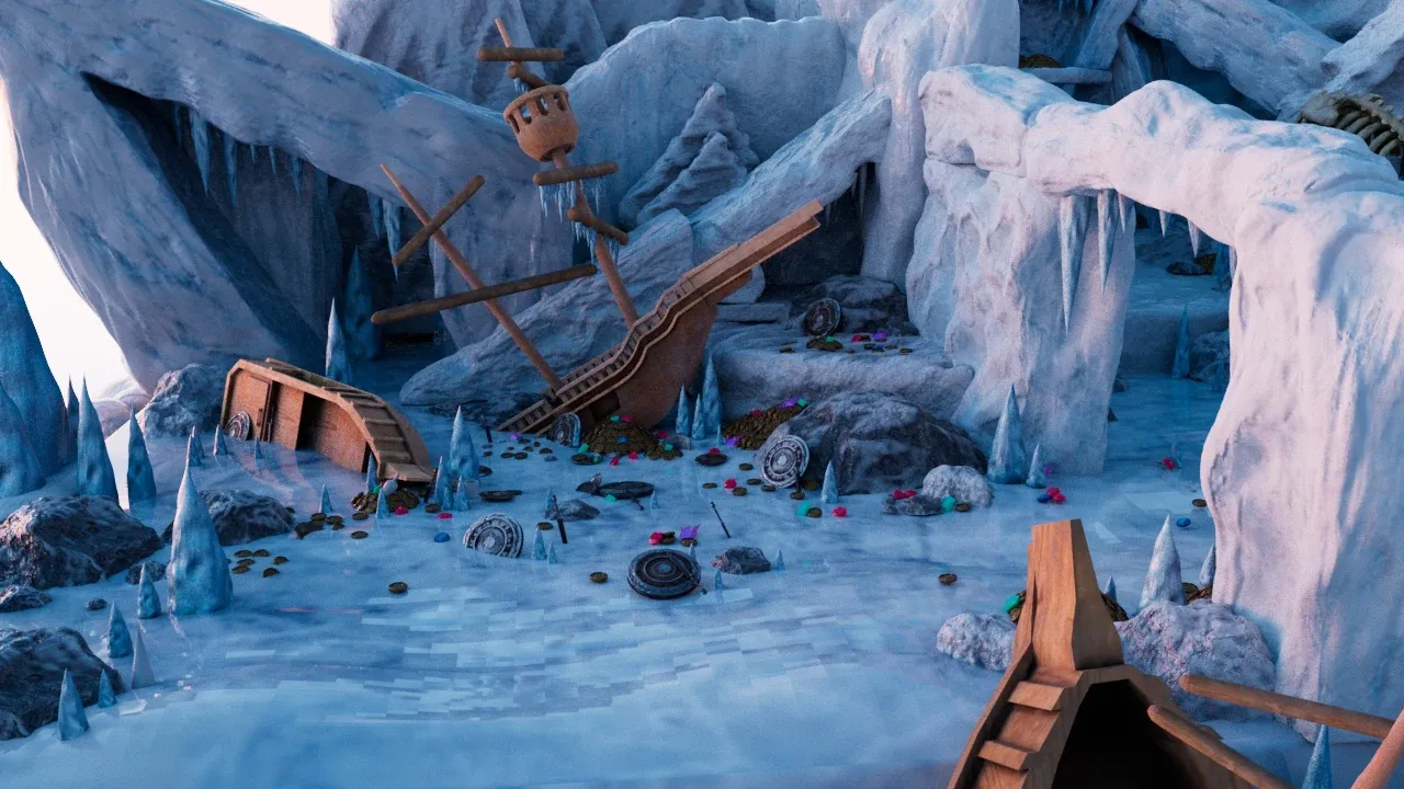 Dragon's Landing environment artwork, view 4