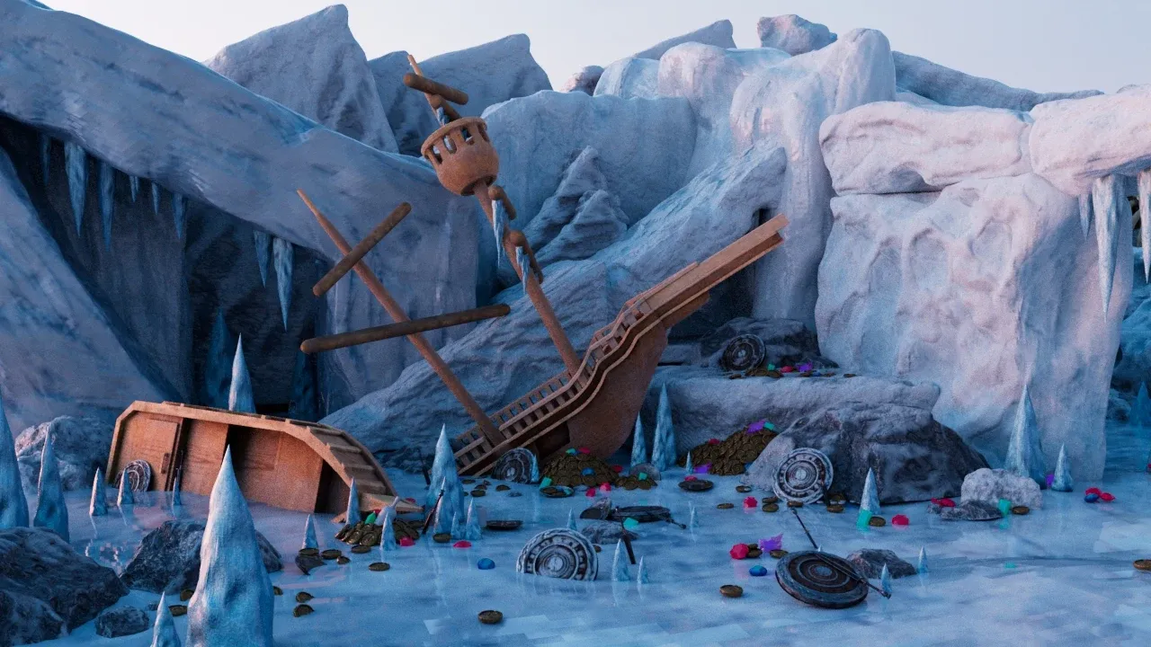 Dragon's Landing environment artwork, view 5