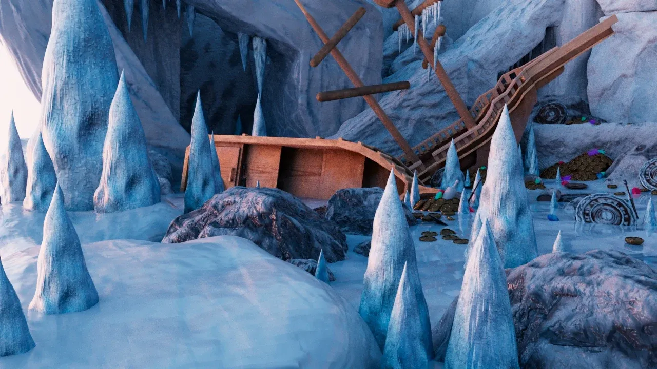 Dragon's Landing environment artwork, view 6