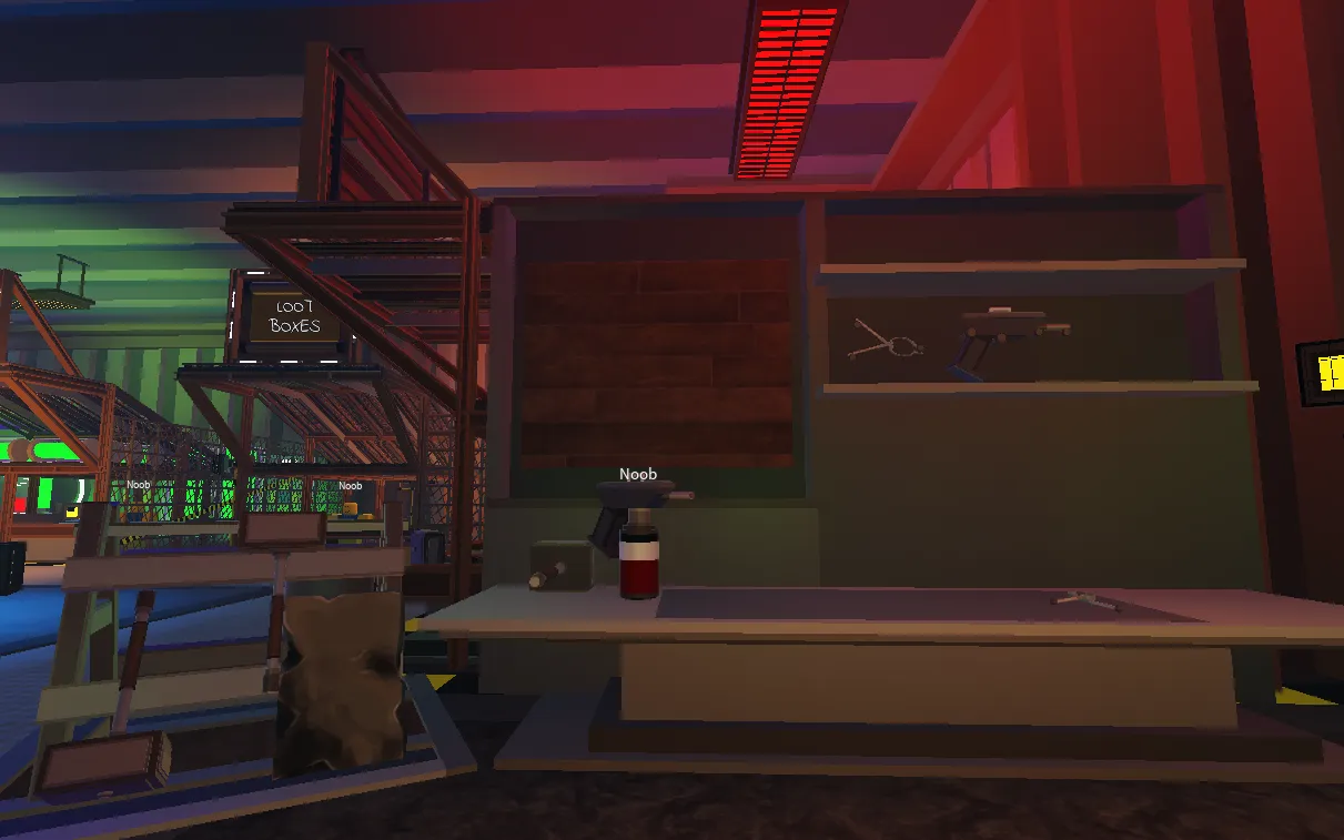 Junkyard Scraps: Lobby Map environment artwork, view 24