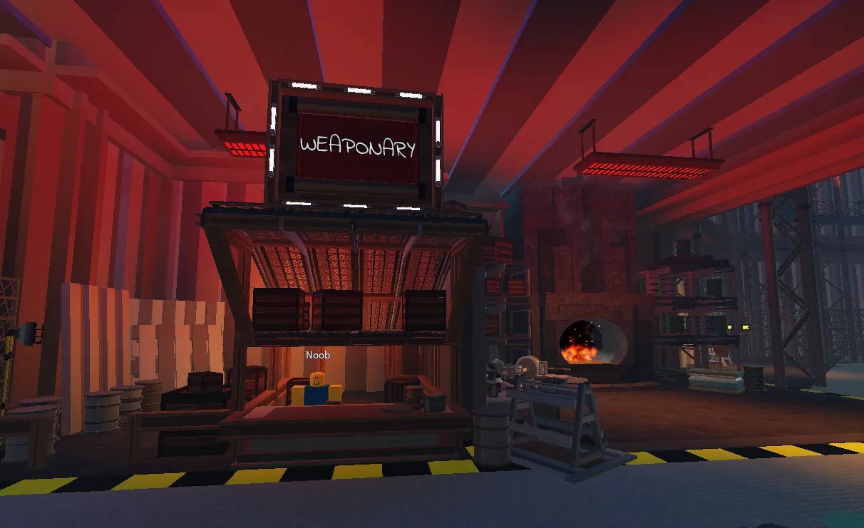 Junkyard Scraps: Lobby Map environment artwork, view 26