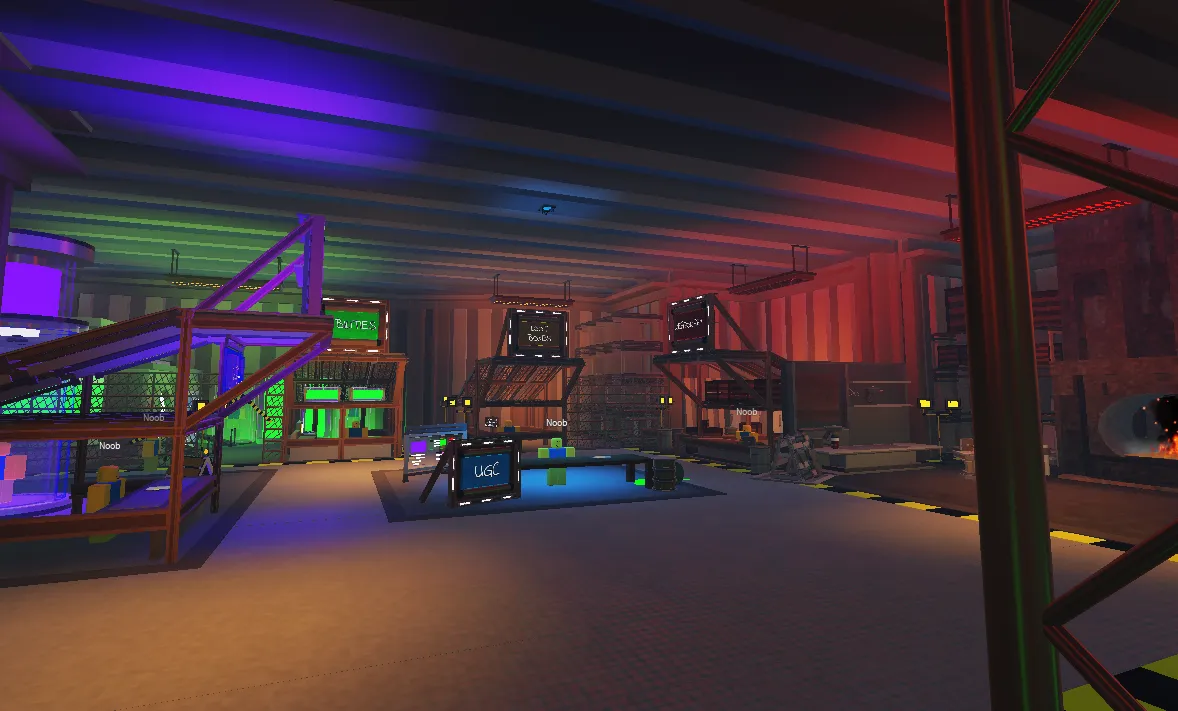 Junkyard Scraps: Lobby Map environment artwork, view 27